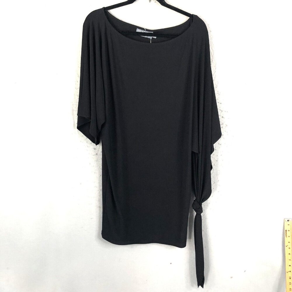 Abi Ferrin Dress Women Small Black Mod Contemporary Abstract Artsy Nikki NEW